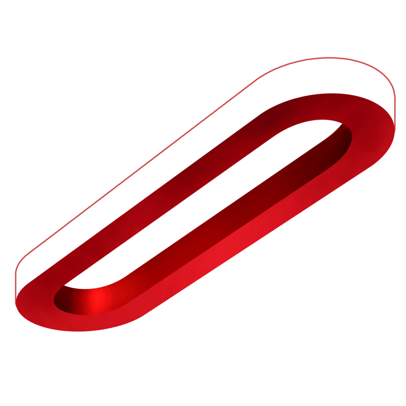 Светодиодный LED-светильник LARGO-OUT-1400x350x50-75Вт (IP40/IP20,4000К,белый,подвесной,CRI90)