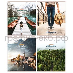 Тетрадь А5 96л.кл.ArtSpace Путешествия. New adventures Т96к_36406