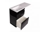 Тумба напольная Даймонд 120, черная, Style Line
