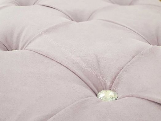 Кровать Звездочка, белый/рисунок медвежонок/розовый со стразами