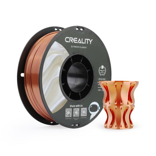 PLA Пластик для 3Д принтеров CREALITY CR-Silk 1.75mm 1кг Красная медь