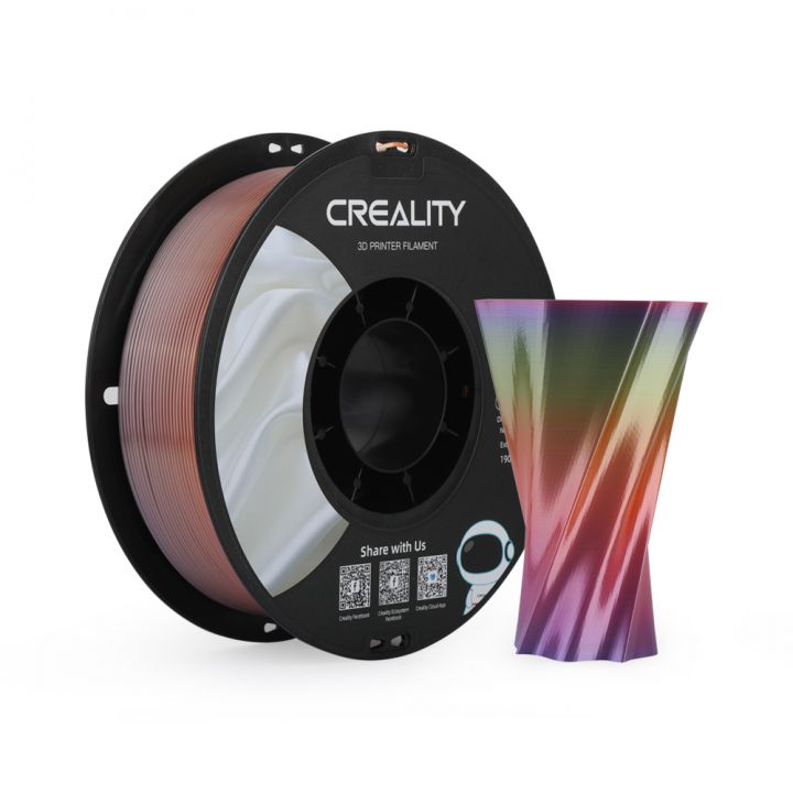 PLA Пластик для 3Д принтеров CREALITY CR-Silk 1.75mm 1кг Радужный