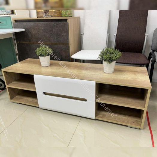 Тумба Наоми ТБ-16 Белый глянец/Дуб каньон