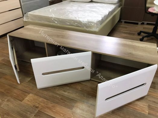 Тумба Наоми ТБ-17 Белый глянец/Дуб каньон