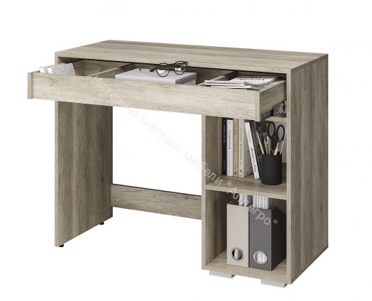 Стол туалетный "Наоми" СТ-04 Белый глянец/Дуб каньон