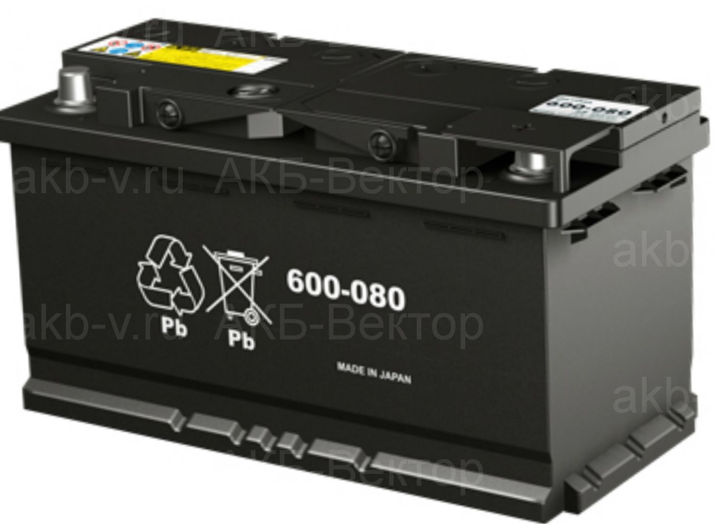 Аккумулятор GS YUASA EU-600-080 100ач 800A (Япония) 21г