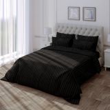 Простыня Verossa Stripe на резинке BLACK 200х200 730590