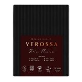 Простыня Verossa Stripe на резинке BLACK 200х200 730590