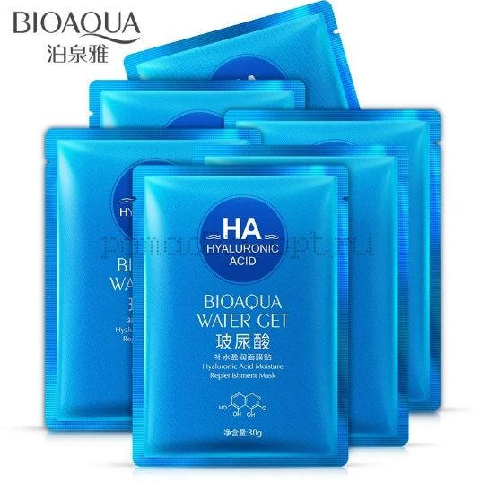 BIOAQUA МАСКА ДЛЯ ЛИЦА HYALURONIC ACID HA MASK 30G