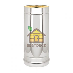 Сэндвич-труба Нерж+Нерж (AISI 430/0,8мм) L-1м