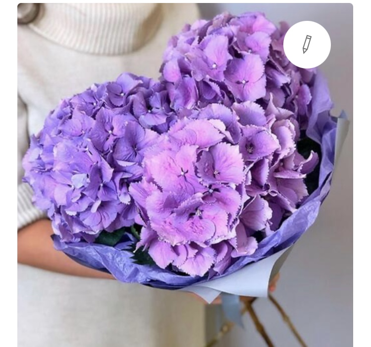 Букет из гортензий