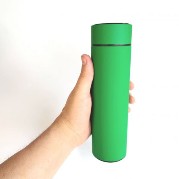 Термос Confident Soft Led зеленый