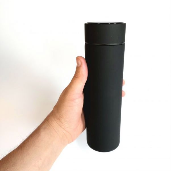 Термос Confident Soft Led черный