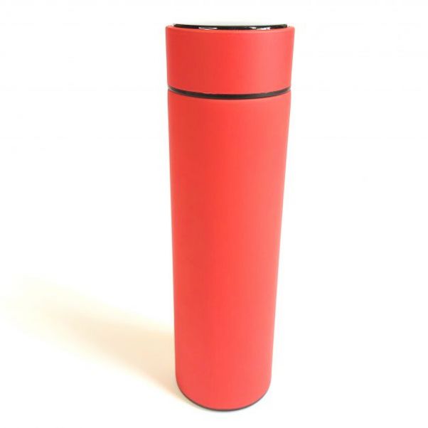 Термос Confident Soft Led красный