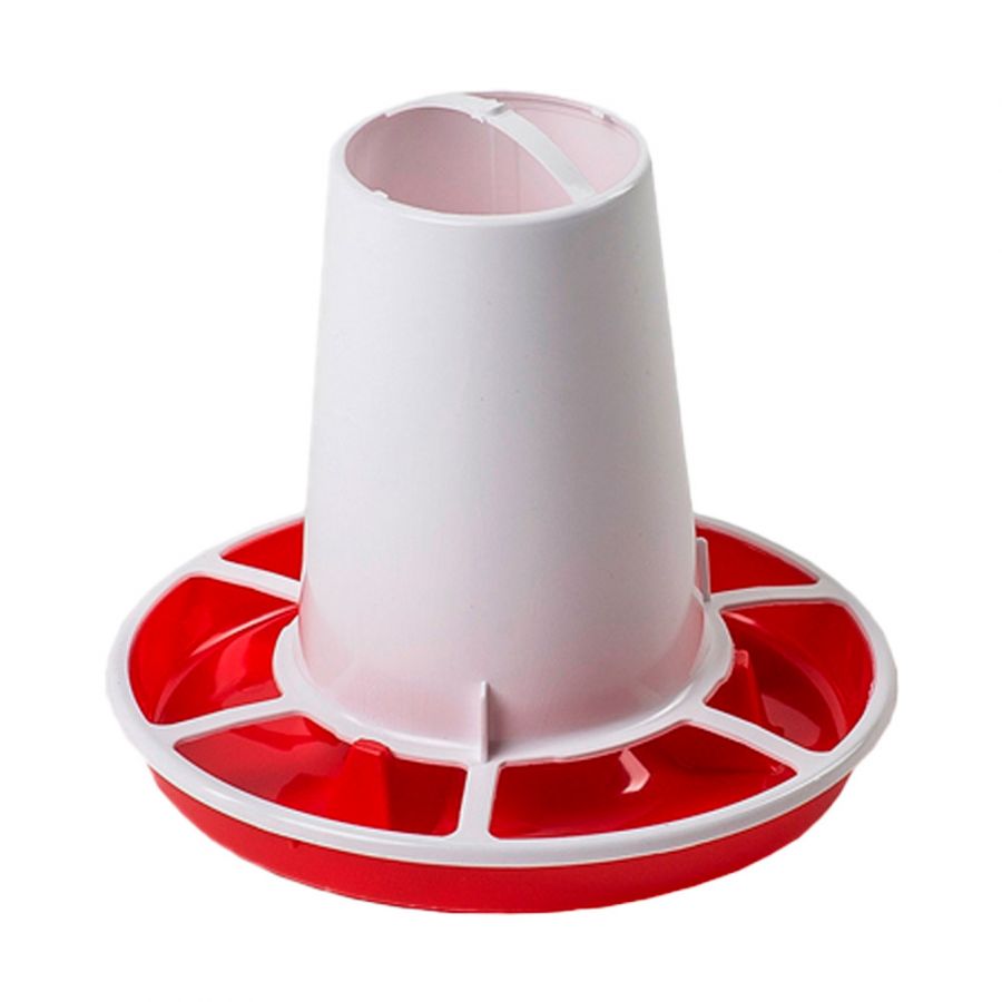 Кормушка бункерная на 1кг БРИГ для кур, цыплят, утят