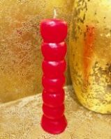 Семидневная свеча "Семь Богов Африки" (красная)