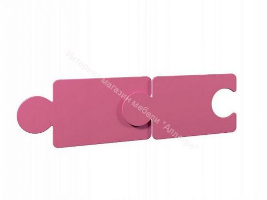 Комплект бортиков для кроватей "Мозаика", "Тетрис", розовый, 2 шт.