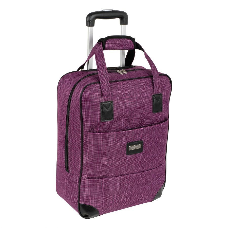 Сумка на колесах П7095 (Серо-фиолетовый) POLAR S-4617070950010