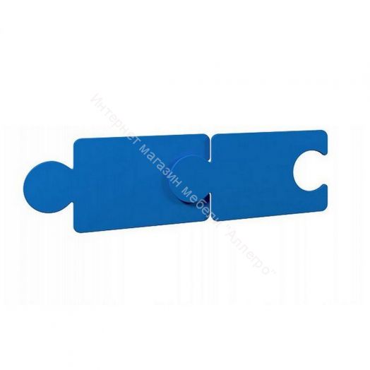 Комплект бортиков для кроватей "Мозаика", "Тетрис", синий, 2 шт.