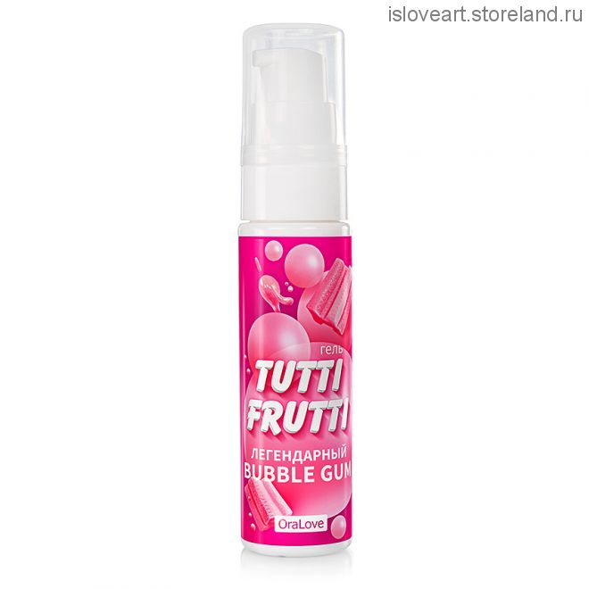 Интимный гель TUTTI-FRUTTI BUBBLE GUM 30 г