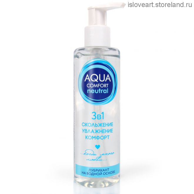 Лубрикант на водной основе AQUA COMFORT hot secret NEUTRAL 195г