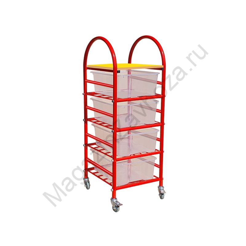 СТЕЛЛАЖНАЯ ВЫДВИЖНАЯ СИСТЕМА ХРАНЕНИЯ 1 - 4 КОНТЕЙНЕРА