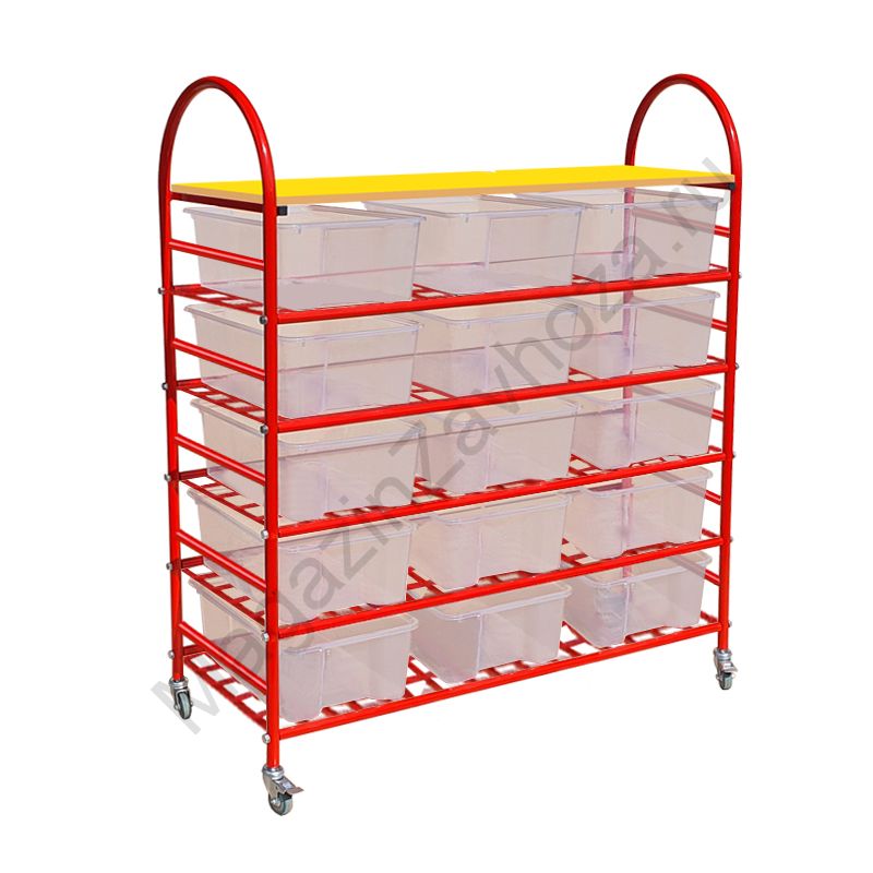 СТЕЛЛАЖНАЯ ВЫДВИЖНАЯ СИСТЕМА ХРАНЕНИЯ 3 - 15 КОНТЕЙНЕРОВ