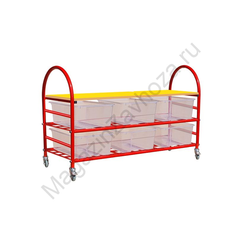 СТЕЛЛАЖНАЯ ВЫДВИЖНАЯ СИСТЕМА ХРАНЕНИЯ 3 - 6 КОНТЕЙНЕРОВ