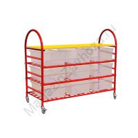 СТЕЛЛАЖНАЯ ВЫДВИЖНАЯ СИСТЕМА ХРАНЕНИЯ 3 - 9 КОНТЕЙНЕРОВ