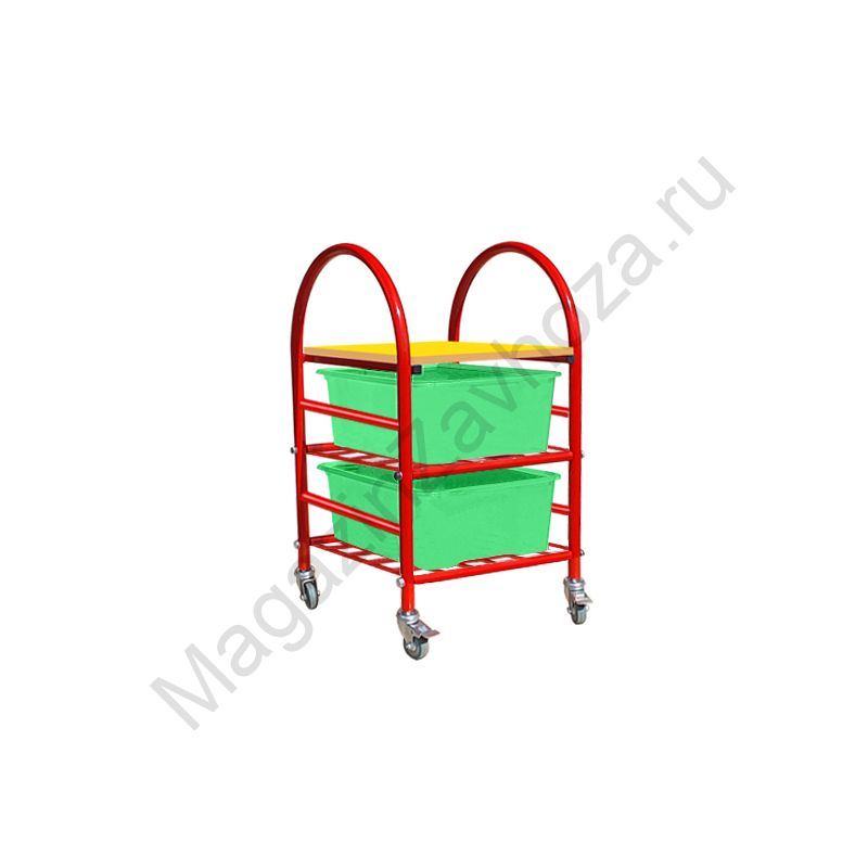 СТЕЛЛАЖНАЯ ВЫДВИЖНАЯ СИСТЕМА ХРАНЕНИЯ 4 - 2 КОНТЕЙНЕРА