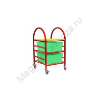 СТЕЛЛАЖНАЯ ВЫДВИЖНАЯ СИСТЕМА ХРАНЕНИЯ 4 - 2 КОНТЕЙНЕРА