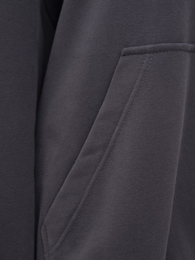 Худи оверсайз в цвете графит