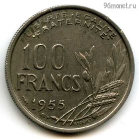 Франция 100 франков 1955