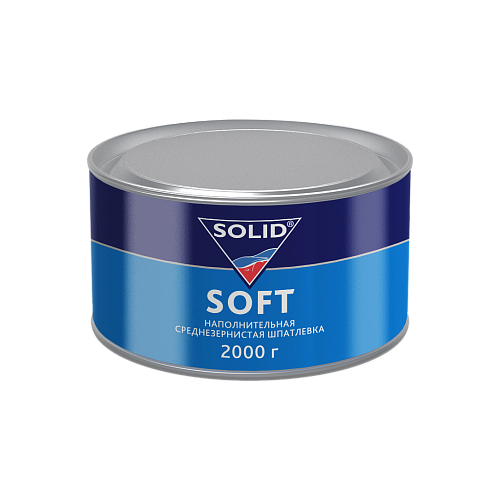 Solid SOFT Наполнительная среднезернистая шпатлевка, фасовка 2кг.