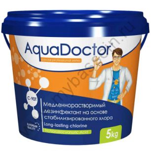 AquaDoctor C-90T медленнорастворимый дезинфектант на основе хлора, 5кг