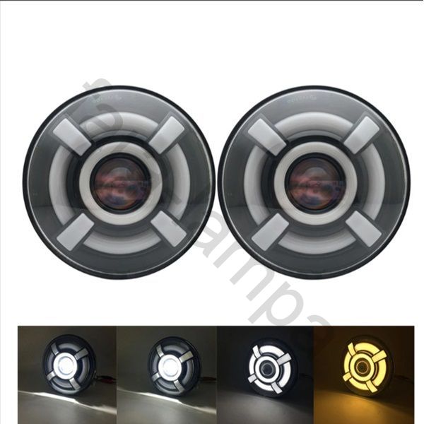 Светодиодные фары 7 дюймов 55 ватт рефлекторные