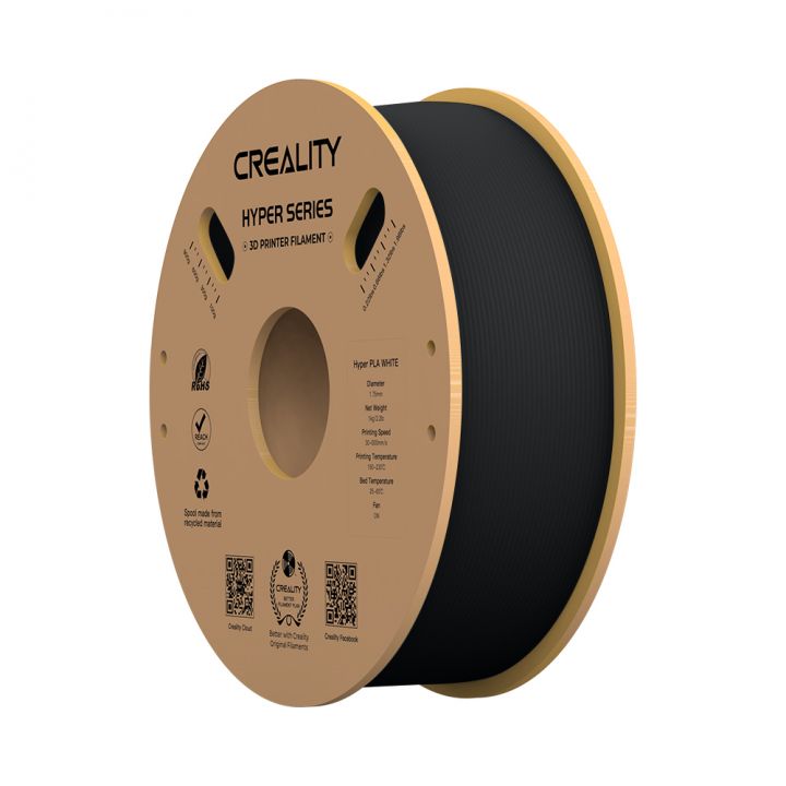 PLA Пластик для 3Д принтеров CREALITY Hyper 1.75mm 1кг Черный