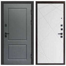 Входная дверь Termo-door Верона Грей Лучи бетон светлый