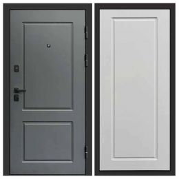 Входная дверь Termo-door Верона Грей Гранд Белый Софт