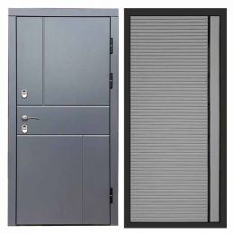 Входная дверь Termo-door Вертикаль Grey PORTE Грей Софт