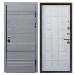 Входная дверь Termo-door Grey line Престиж Белое дерево