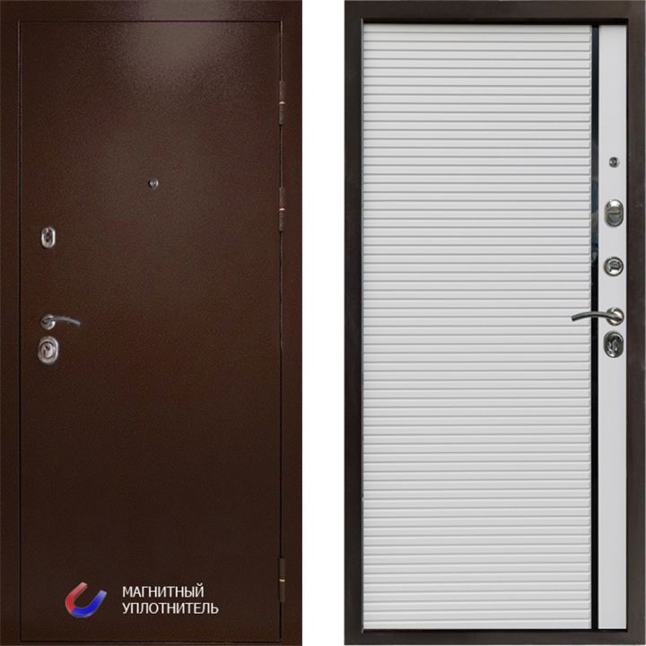 Входная дверь Termo-door Техно Медь Porte white