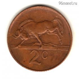 ЮАР 2 цента 1983