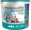 Краска для Кухонь и Ванных Комнат Alpa PremiumLatex 10л Белая, Супермоющаяся, Влагостойкая / Альпа Премиумлатекс