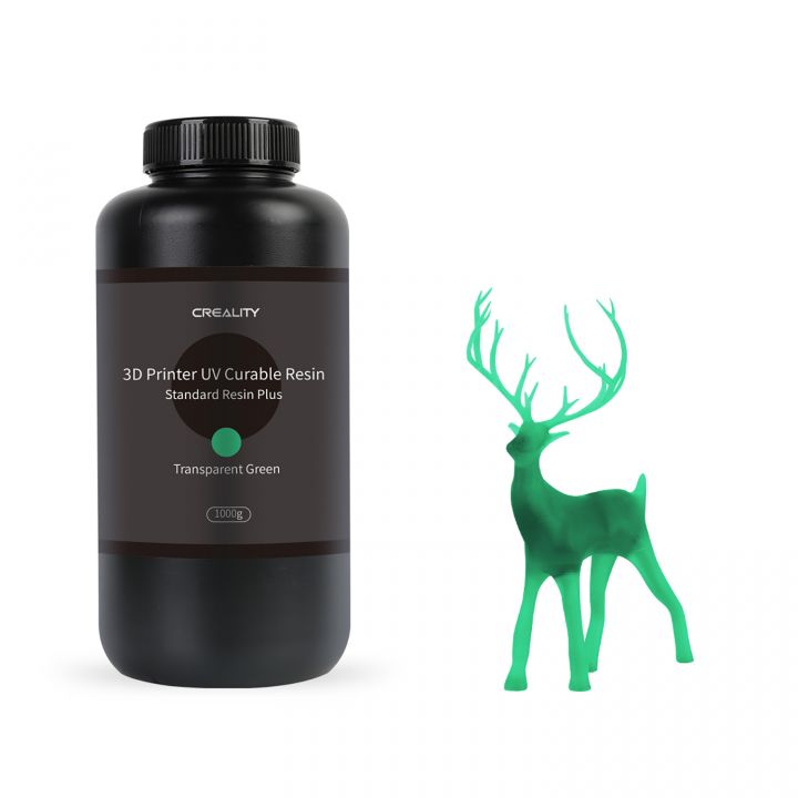 Фотополимерная смола для 3D Creality Standard Resin PLUS LCD 1 л Прозрачный зеленый
