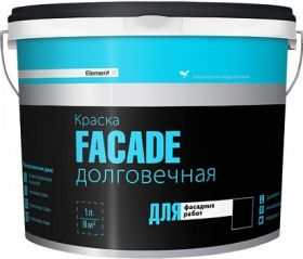 Краска Долговечная Element SE Facade 2л Белая Alpa для Фасадных Работ