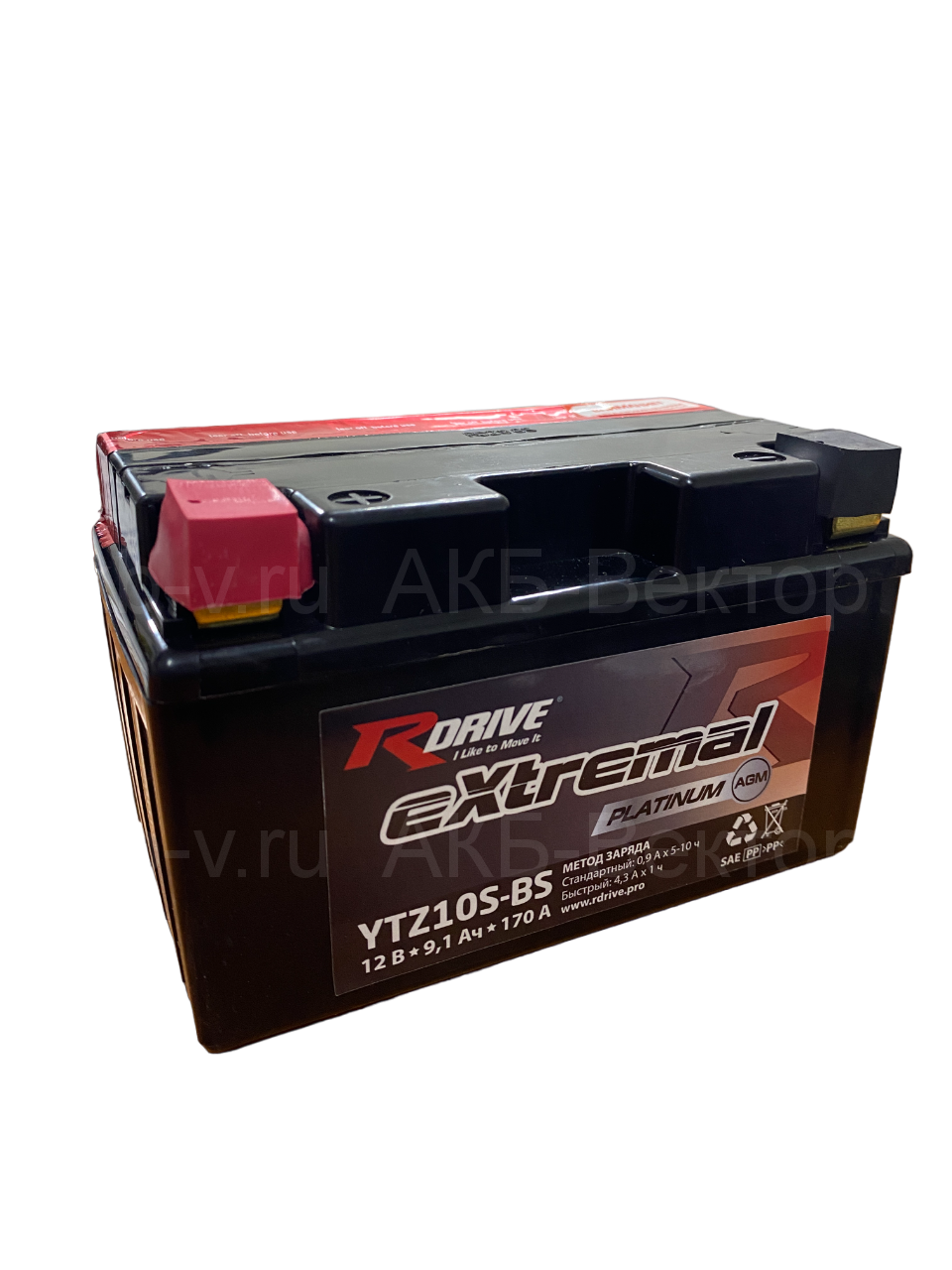 rDrive eXtremal Platinum AGM YTZ10S-BS (9Ач)