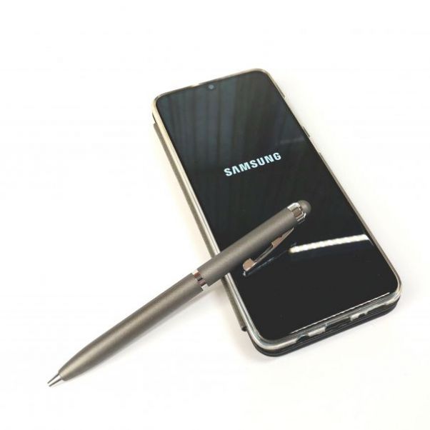 Ручка Clicker Touch серая