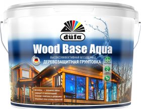 Грунт с Биоцидом для Дерева Dufa Wood Base Aqua 2.5л Бесцветный, без Запаха, Акриловый / Дюфа Вуд Бейс Аква