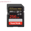 Карта памяти 256GB SanDisk Extreme Pro SDXC UHS-I V30 [SDSDXXD-256G-GN4IN]